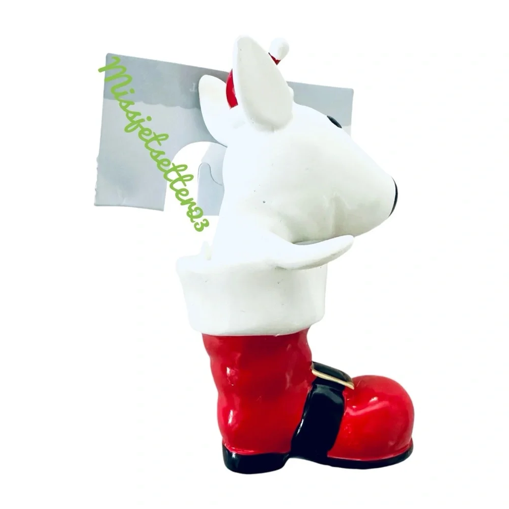 Target Wondershop Christmas Bullseye Dog Santa Boot Ornament 2024